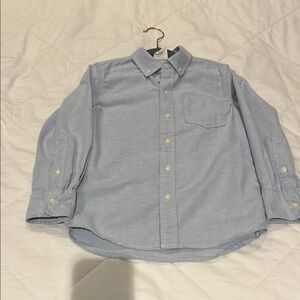 GAP Men's Sky Blue Casual Button-Down Shirt